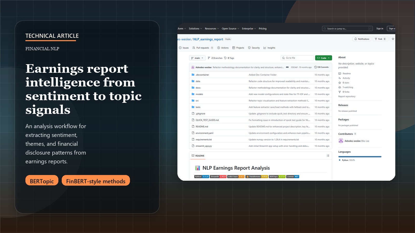 Decoding Wall Street: How We Engineered an NLP System for Financial Disclosures