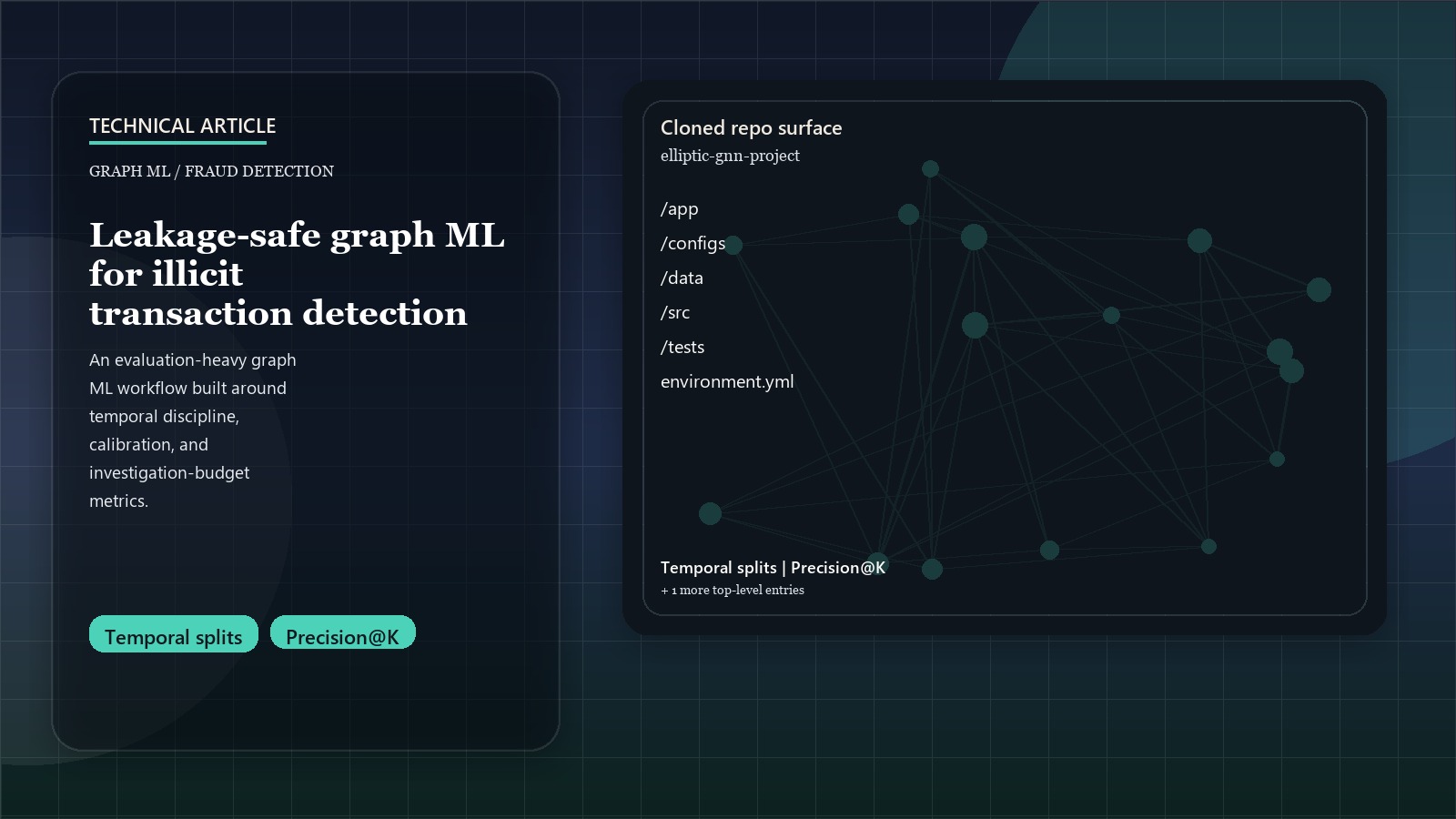 Building Leakage-Safe Graph ML for Illicit Transaction Detection