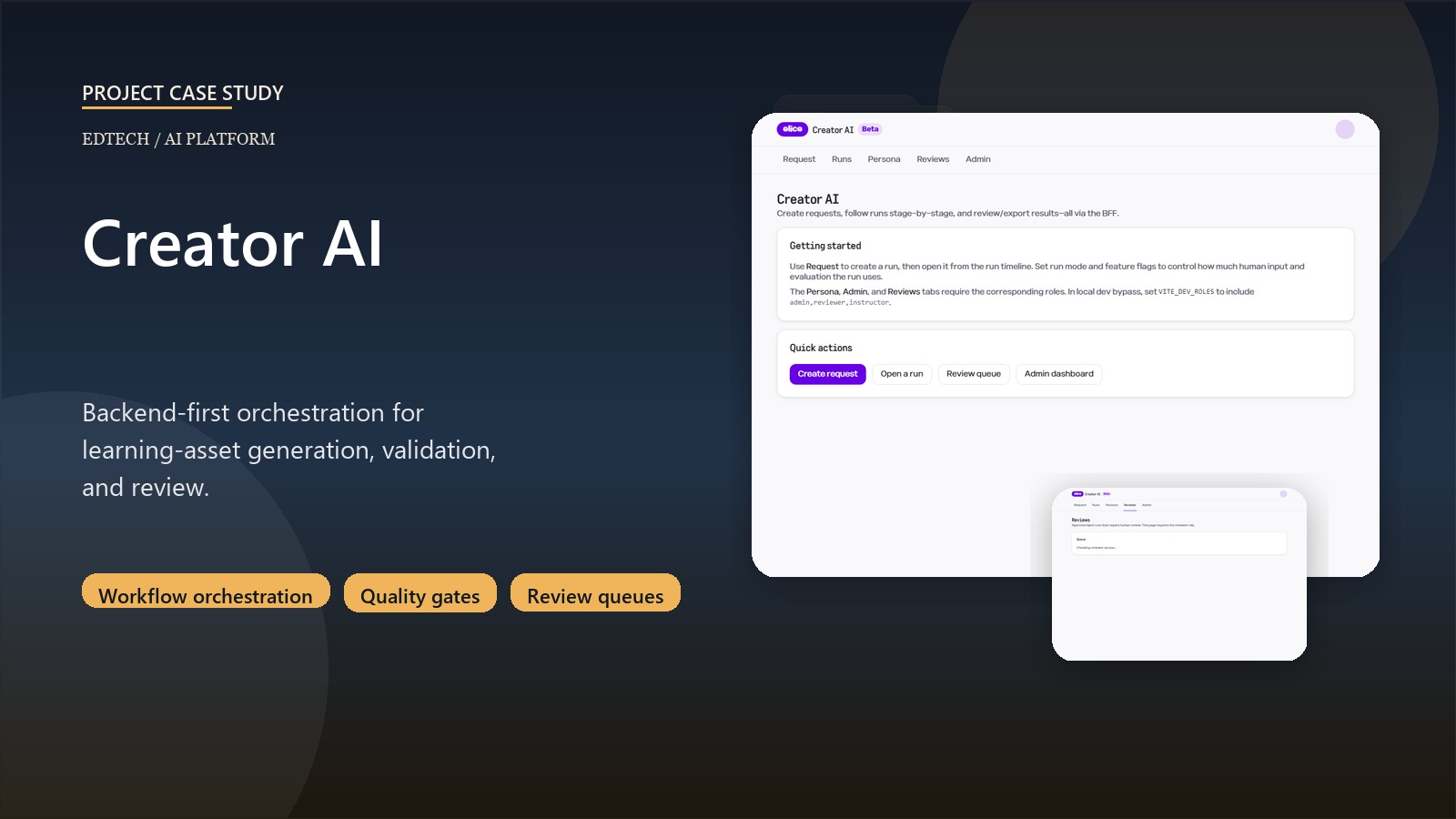 Creator AI Platform visual